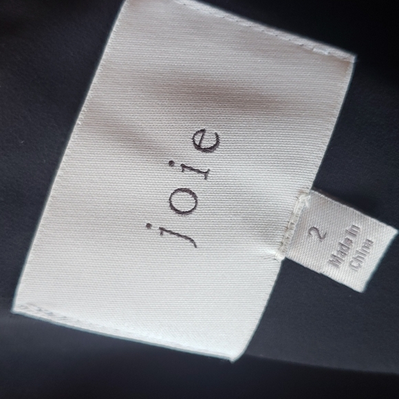 JOIE Tabora Stitched Blazer Black sz 2 Women's Jacket - Picture 7 of 11